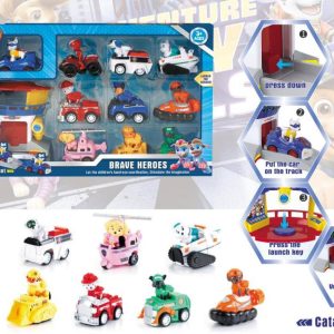 ست اکشن فیگور سگ نگهبان 9عددی951