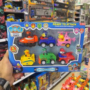 ست اکشن فیگور سگ نگهبان 6 عددی663