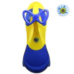 سه چرخه لوپ کار زرد-آبی چرخ  چراغدار loopcar