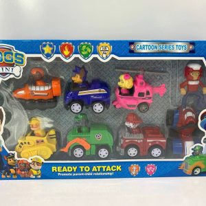 ست اکشن فیگور سگ نگهبان ۹ عددی 999