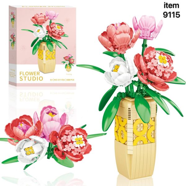 لگو گلدان گل548قطعه 9115 - Image 1