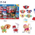 ست اکشن فیگور سگ نگهبان ۶ عددی 627