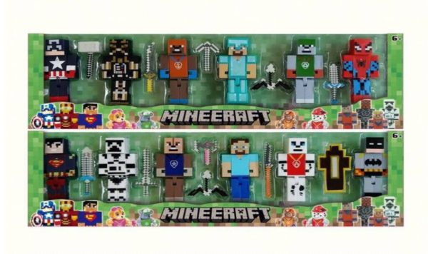 لگو آدمک های شخصیت ماینکرافت با سلاح280674 - Image 1