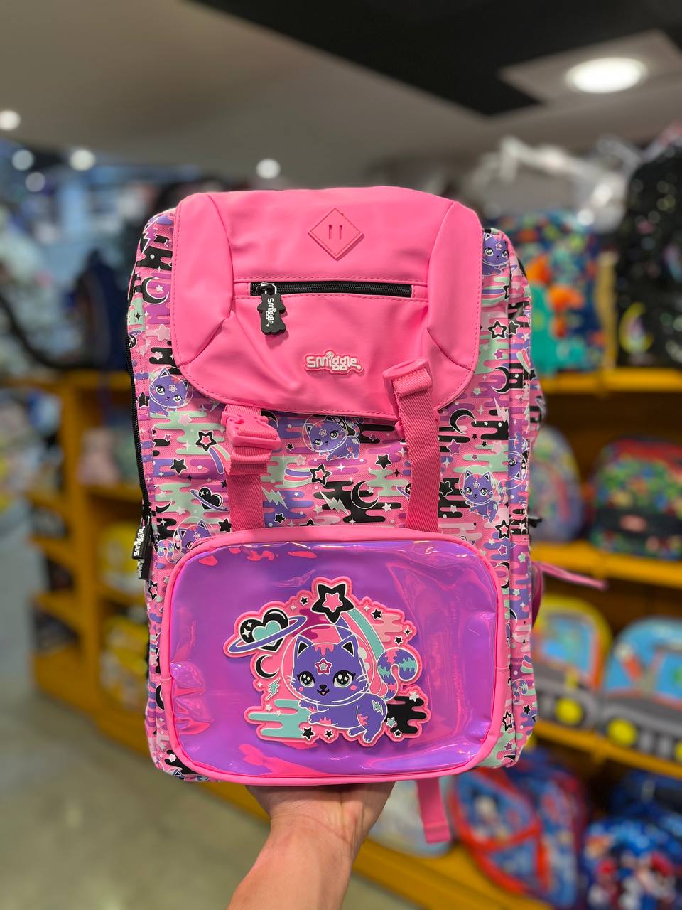 photo_2025-09-15_18-24-55 کوله پشتی طرح گربه 6678 smiggle - تصویر 1