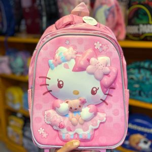 کوله پشتی چرخ دار طرح کیتی 6673