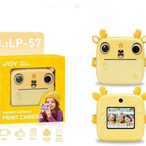 دوربین دیجیتال چاپگردار حرارتی رم خور همراه دوربین سلفی طرح زرافه 57