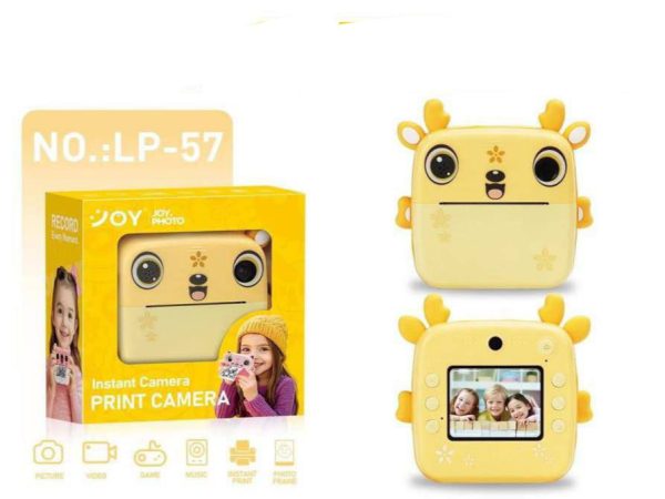 دوربین دیجیتال پرینتردار حرارتی رم خور همراه دوربین سلفی طرح زرافه 57 - Image 1