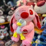 عروسک پتویی استیچ (استیج)صورتی