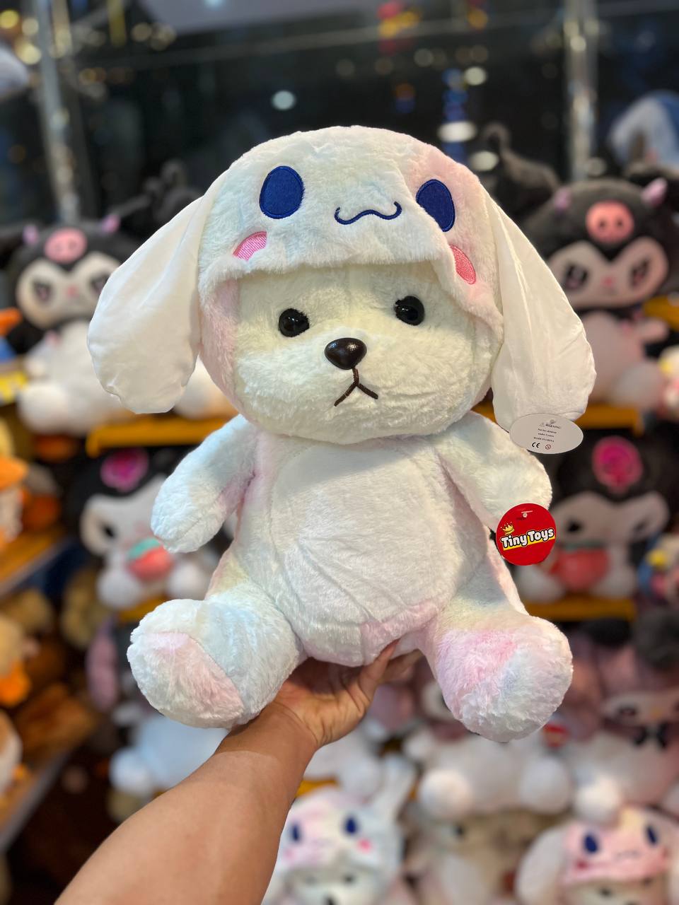 photo_2025-09-17_18-23-41 عروسک پتو دار خرس با لباس سینمارول - تصویر 1