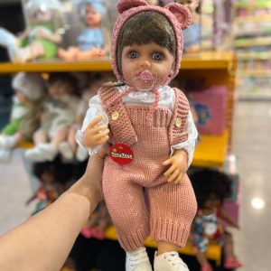 عروسک سیلیکونی اورجینال 55 سانت قهوه ای