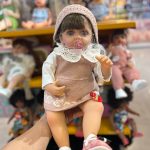 عروسک سیلیکونی اورجینال 55 سانت کلاه دار