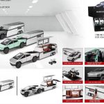 ماشین عقب کش فلزی تسلا با کابین168