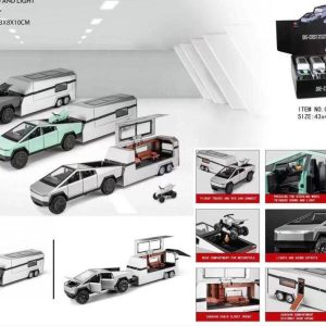 ماشین عقب کش فلزی تسلا با کابین168