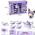 ست فلزی چایخوری طرح کرومی 7675