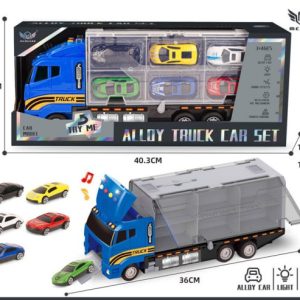 کامیون فلزی دو مدل آبی 3044