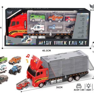 کامیون فلزی دو مدل قرمز 3044