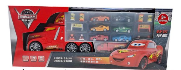 ست کامیون مکویین موزیکال و چراغدار 8666 - Image 1