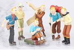 ست اکشن فیگور 6 تکه تن تن