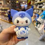 اسکویشی کرومی گلدار آبی