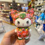 اسکویشی کرومی گلدار قرمز