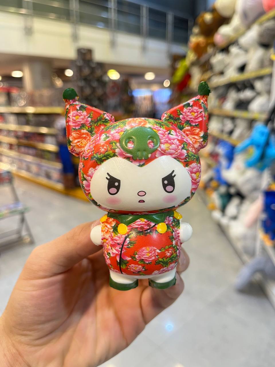 photo_2025-10-05_10-35-10 اسکویشی کرومی گلدار قرمز - تصویر 1