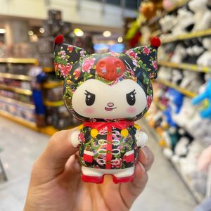 اسکویشی کرومی گلدار مشکی