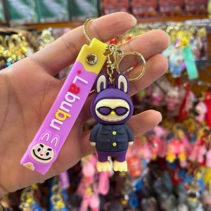 سر کلیدی لبوبو بنفش عینک