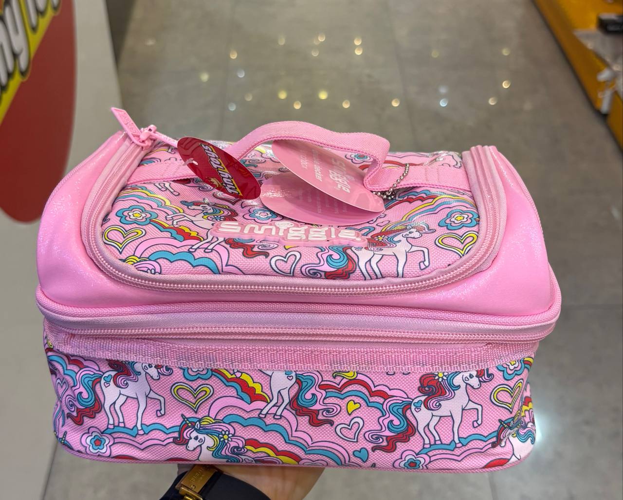 photo_2025-10-07_10-39-14 کیف ظرف غذا اسمیگل 6684 طرح یونیکورن - تصویر 1