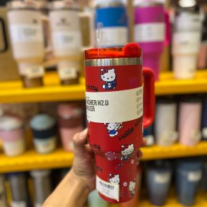 تراول ماگ استنلی(تامبلر) طرح کیتی قرمز 6658