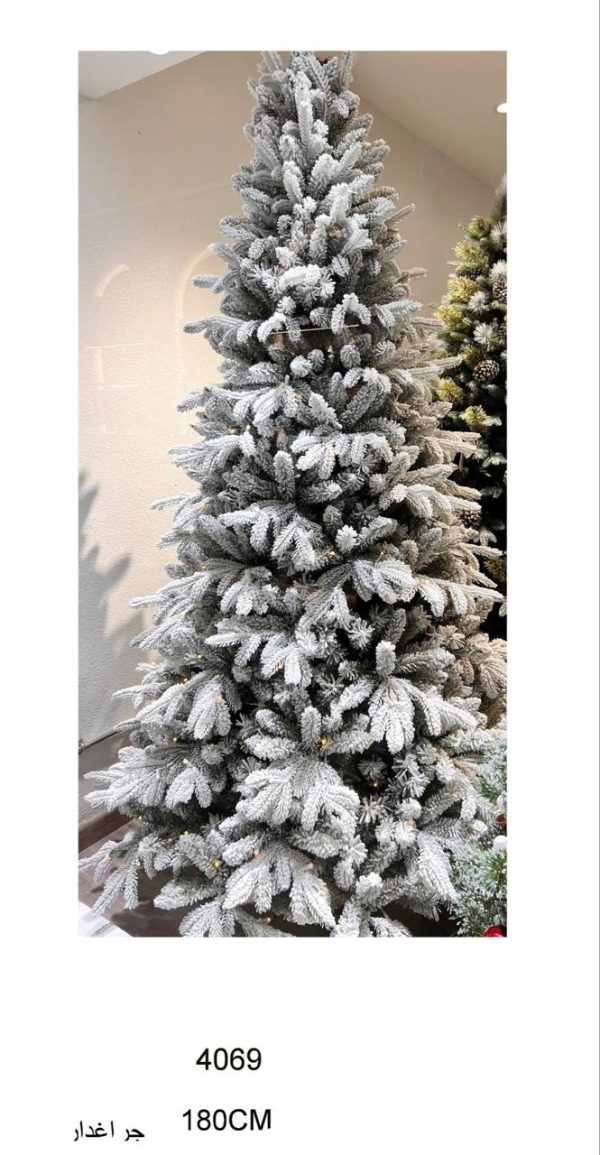 درخت کاج تزیینی  تمام برف 180 سانت 4069 - Image 1