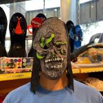 ماسک لاتکس تور دار طرح زامبی صورت تخت