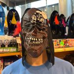 ماسک لاتکس تور دار طرح زامبی سر اسکلتی