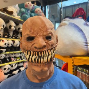 ماسک هالویین لاتکس طرح مرد کچل دندون دار