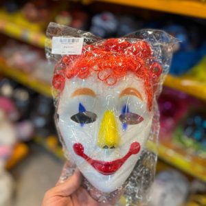 ماسک هالویین بالماسکه مو فر قرمز