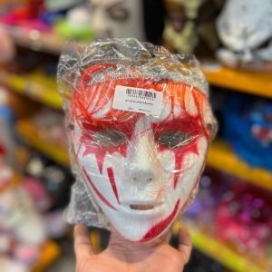 ماسک هالویین بالماسکه چشم ستاره ای مو قرمز