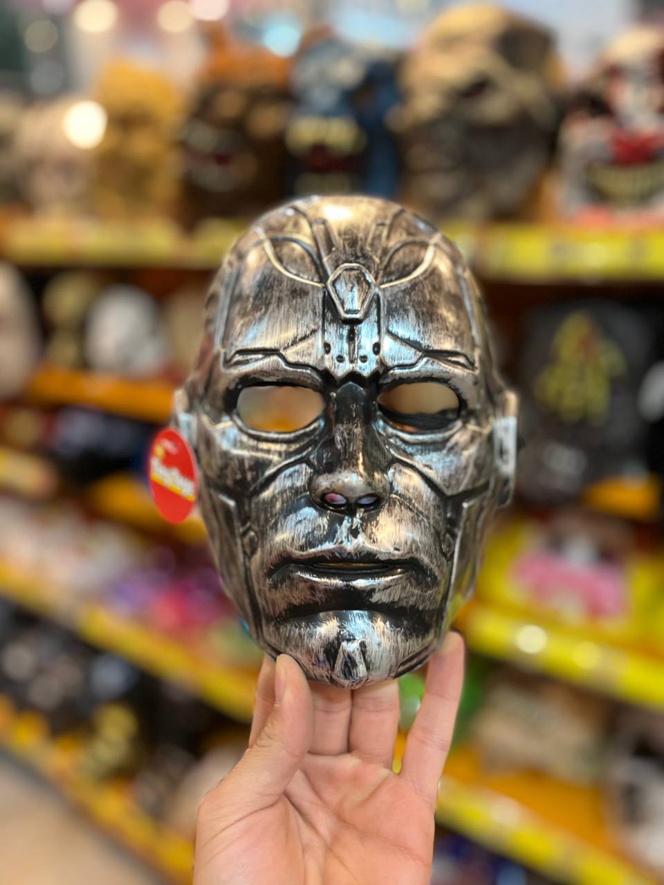 photo_2025-10-22_17-02-23 ماسک هالویین آدم آهنی نقره ای - تصویر 1