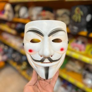 ماسک هالویین وی سفید مشکی