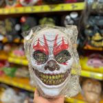 ماسک ترسناک دور چشم رنگی قرمز