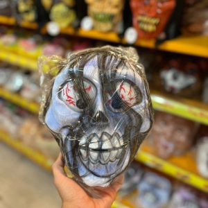 ماسک هالویین چشم رگی مو دار آبی