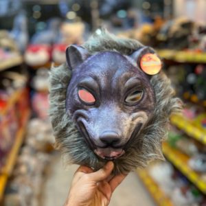 ماسک فومی طرح گرگ طوسی