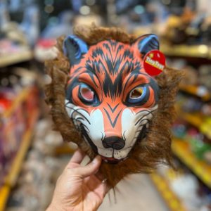 ماسک فومی طرح گرگ نارنجی