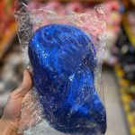 کلاه گیس مو لخت آبی