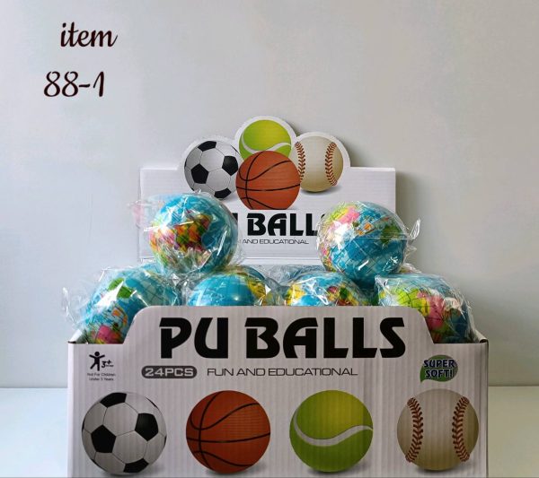 توپ اسفنجی طرح کره زمین ۳ اینچی88/1 - Image 1