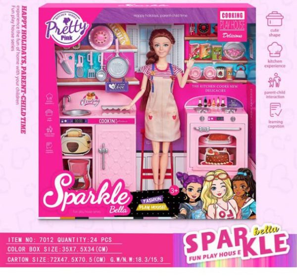 باربی با اشپزخانه 7012 - Image 1