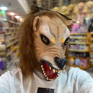 ماسک لاتکس ساخت کشور سریلانکا طرح گرگ