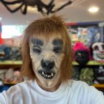 ماسک لاتکس ساخت کشور سریلانکا طرح حیوان مو قهوه ای