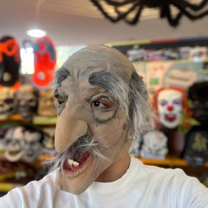 ماسک لاتکس ساخت کشور سریلانکا طرح پیر مرد دماغ دراز