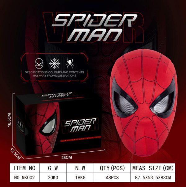 ماسک مکانیکی مرد عنکبوتی (اسپایدرمن) 002 - Image 1