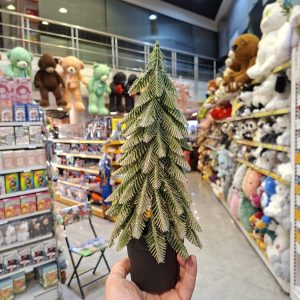 درختچه سال نو با گلدان 34سانت کد 1079