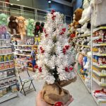 درختچه سال نو برفی 34سانت کد 1068